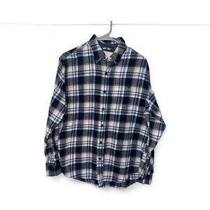 Men's weatherproof Blue Plaid Shirt